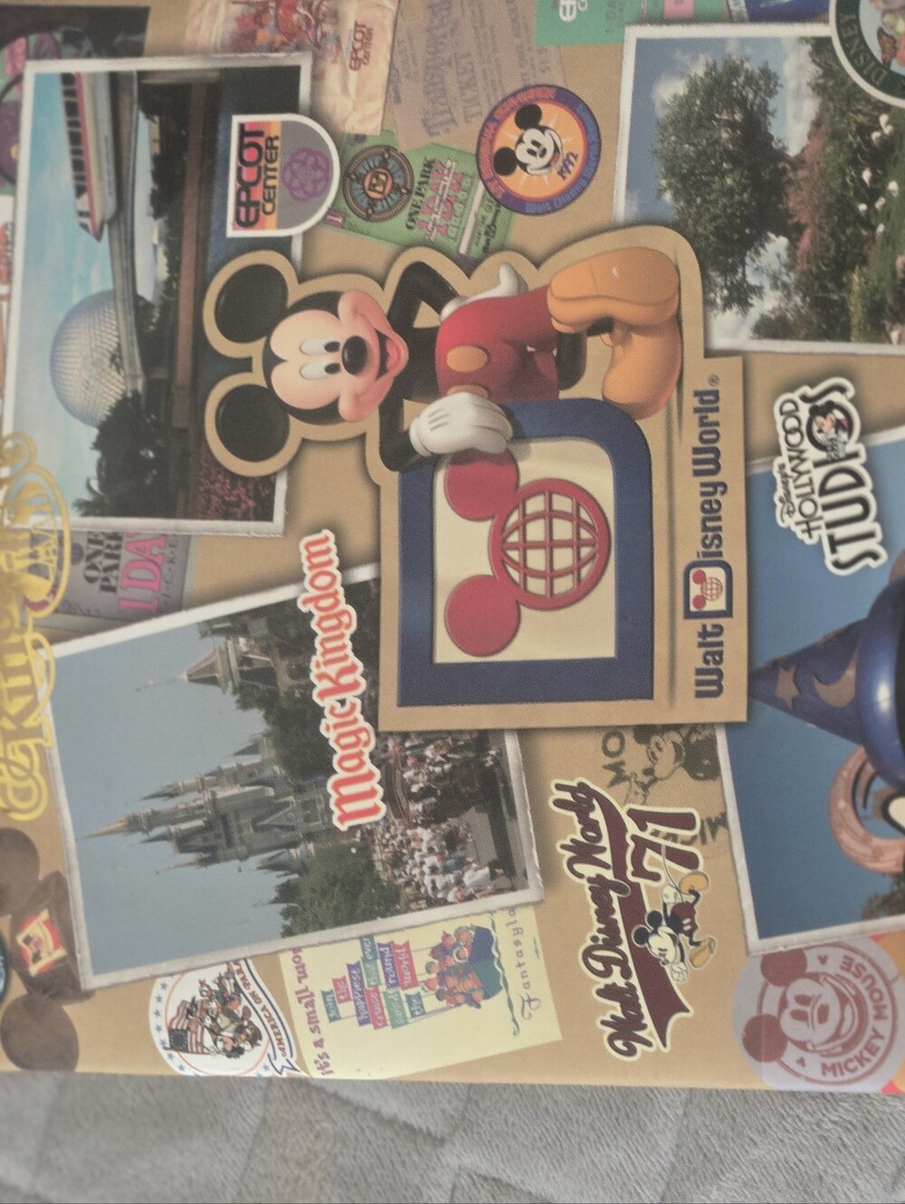 Disney Mickey Mouse Magic Kingdom Collage Poster